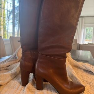 AEROSOLES Rich Brown Heeled Boots